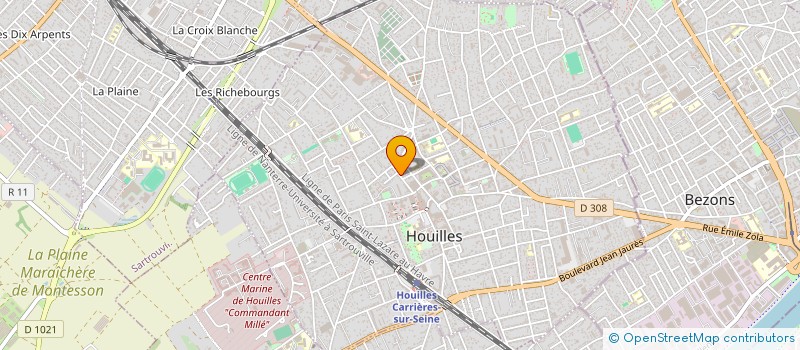 localisation de l'entreprise SR SOLUTIONS à HOUILLES