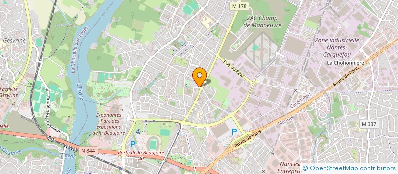 localisation de l'entreprise SR TECH à NANTES