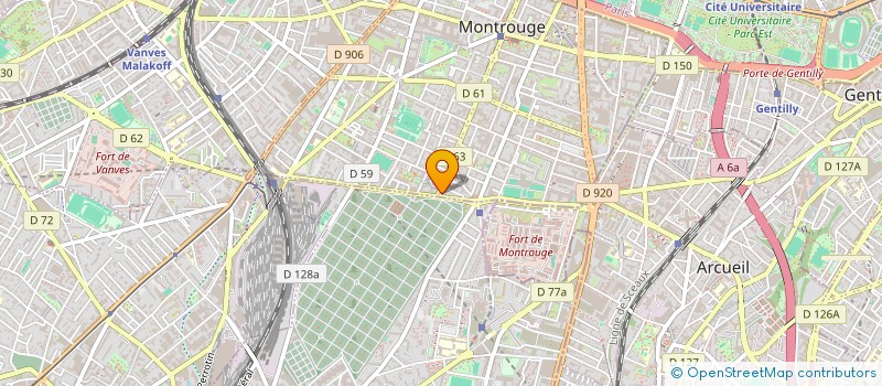 localisation de l'entreprise SR TECHNOLOGIES  MONTROUGE