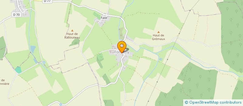 localisation de l'entreprise SR TERRASSEMENT  FONTENY