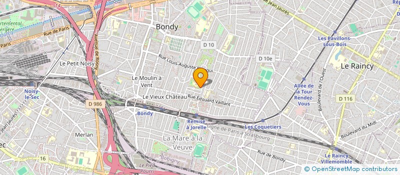 localisation de l'entreprise SR TIBA  BONDY