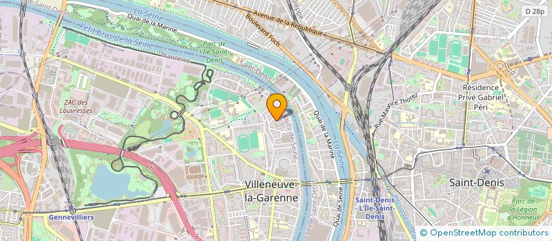 localisation de l'entreprise SR TRADING  VILLENEUVE-LA-GARENNE