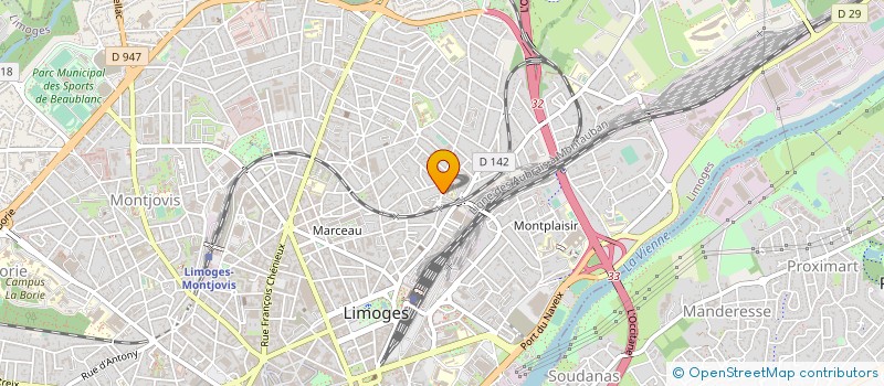localisation de l'entreprise SR TRANS SERVICES à LIMOGES