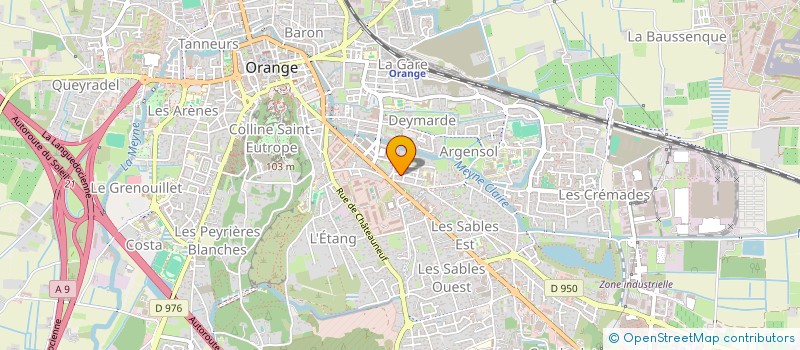 localisation de l'entreprise SR TRANSPORTS à ORANGE