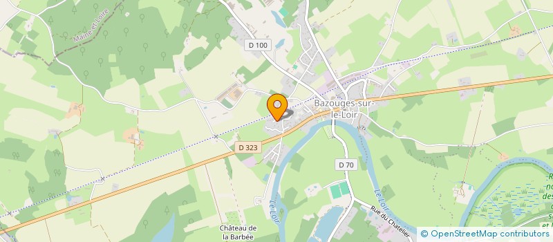 localisation de l'entreprise SR-USINAGE à BAZOUGES CRE SUR LOIR