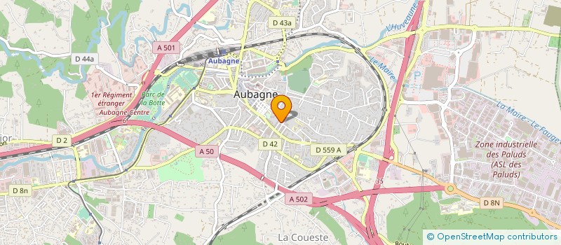 localisation de l'entreprise SR2 à AUBAGNE