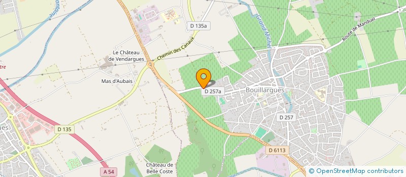 localisation de l'entreprise SR23  BOUILLARGUES