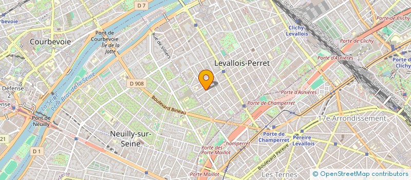 localisation de l'entreprise SR2C à LEVALLOIS-PERRET