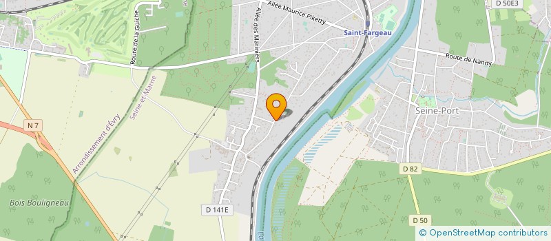 localisation de l'entreprise SR2C BATIMENT  EVRY-COURCOURONNES