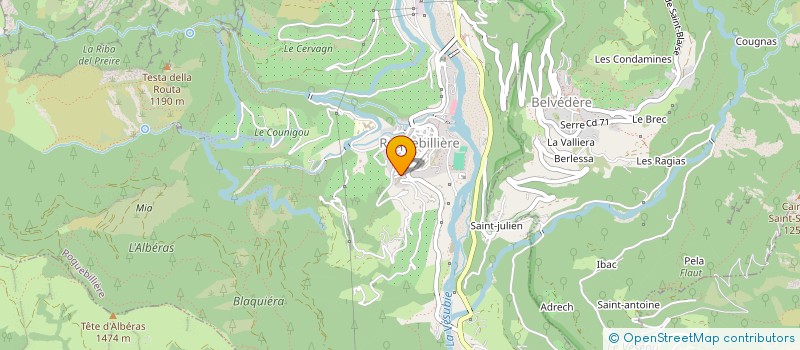 localisation de l'entreprise SR2E  ROQUEBILLIERE