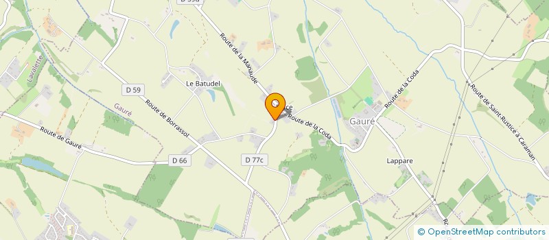 localisation de l'entreprise SR2E  GAURE