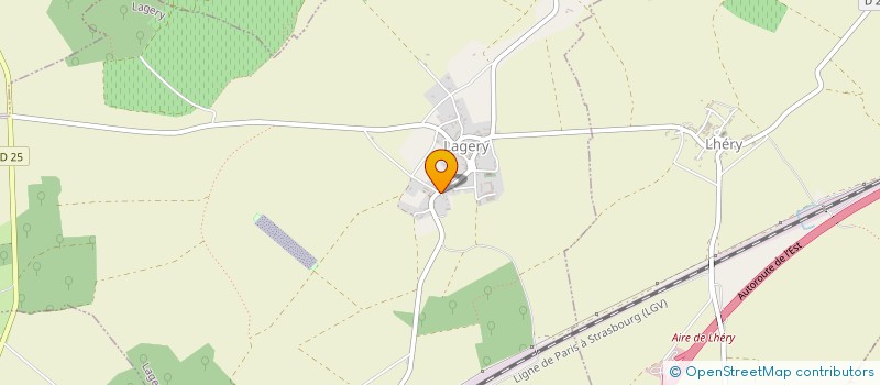 localisation de l'entreprise SR2G  LAGERY