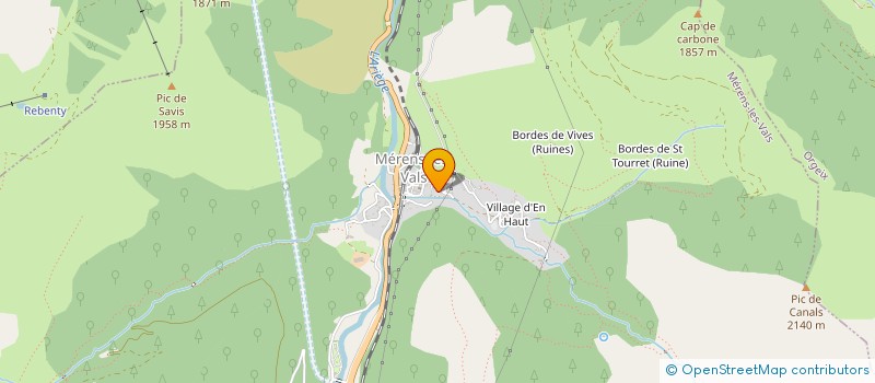 localisation de l'entreprise SR2I FRANCE à MERENS-LES-VALS