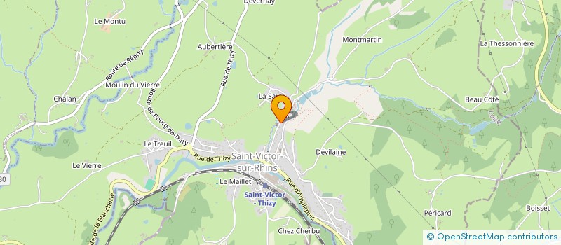 localisation de l'entreprise SR2M  SAINT-VICTOR-SUR-RHINS