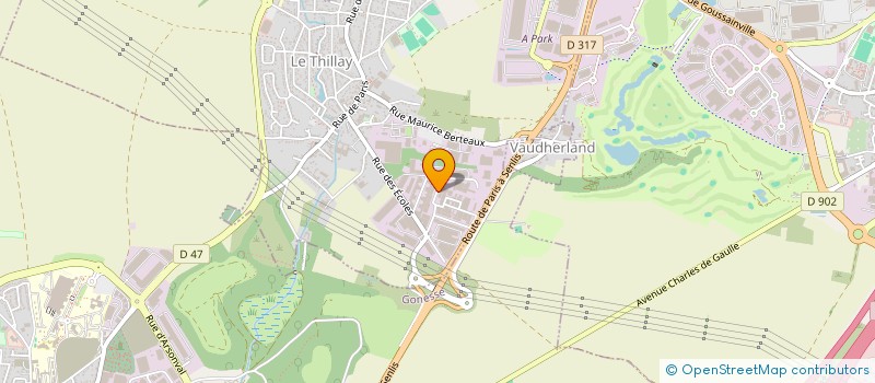 localisation de l'entreprise SR3D  LE THILLAY