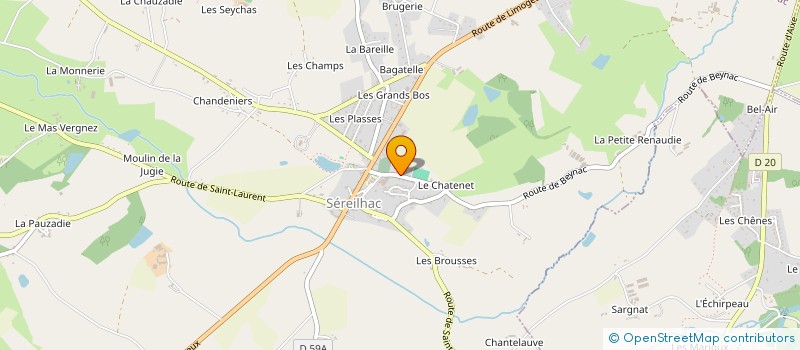 localisation de l'entreprise SR87 à SEREILHAC