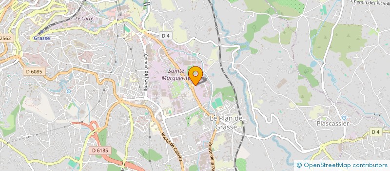 localisation de l'entreprise SRA  GRASSE