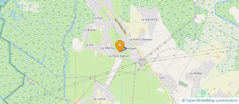 localisation de l'entreprise SRA  SAINT-MALO-DE-GUERSAC