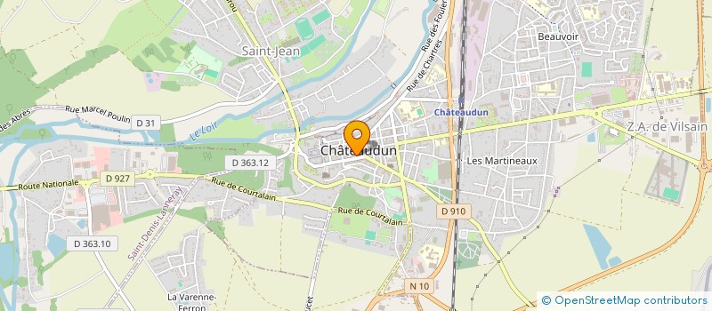 localisation de l'entreprise SRA à CHATEAUDUN