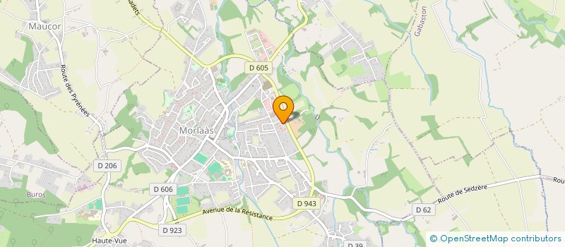 localisation de l'entreprise SRA BEARN-PYRENEES  MORLAAS