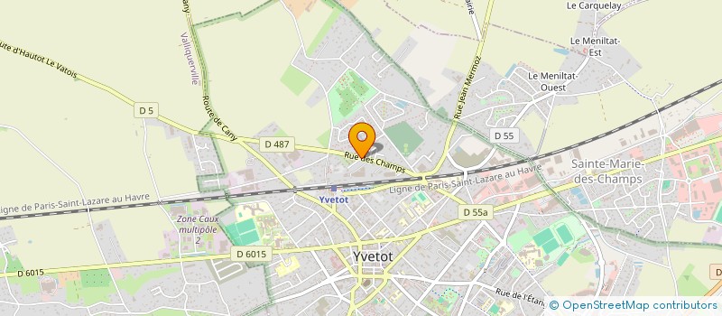 localisation de l'entreprise SRA DERON  YVETOT