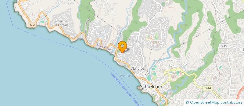 localisation de l'entreprise SRA MARTINIQUE PHARMA  SCHLCHER