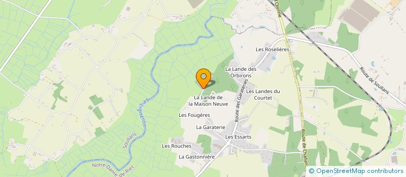 localisation de l'entreprise SRA OCEAN à NOTRE-DAME-DE-RIEZ