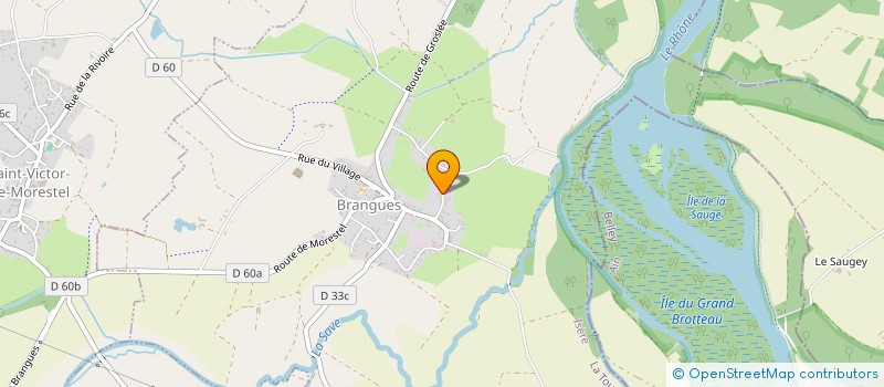 localisation de l'entreprise SRA PARADIS  BRANGUES