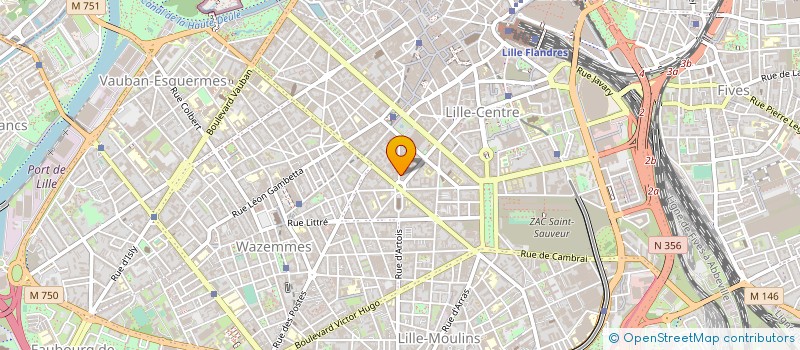 localisation de l'entreprise SRABI à LILLE