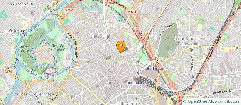 localisation de l'entreprise SRAC à LILLE