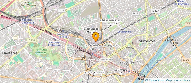 localisation de l'entreprise SRAM  COURBEVOIE