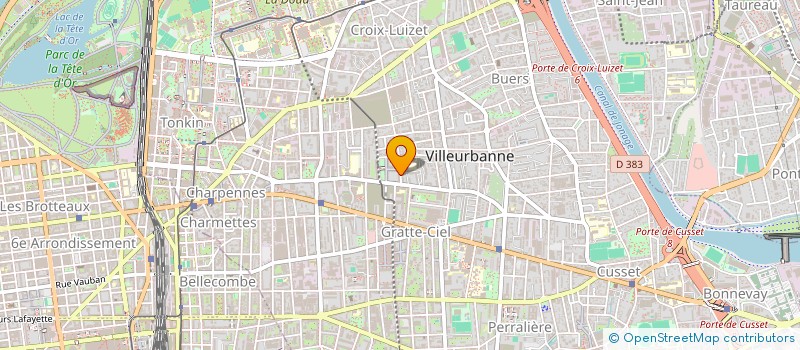 localisation de l'entreprise SRAM à VILLEURBANNE