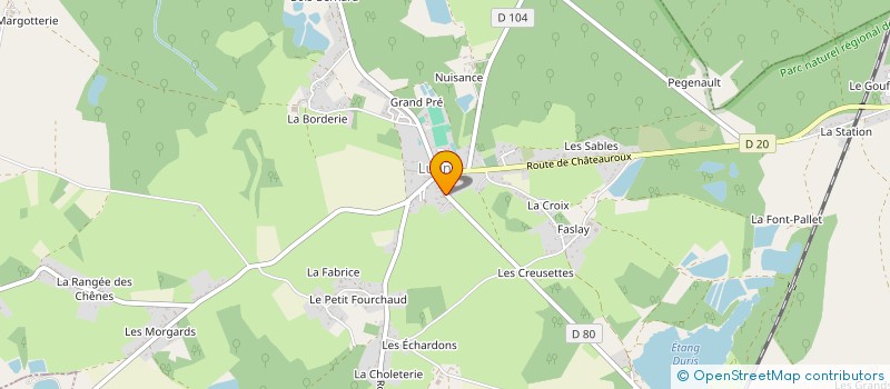 localisation de l'entreprise SRAM à LUANT