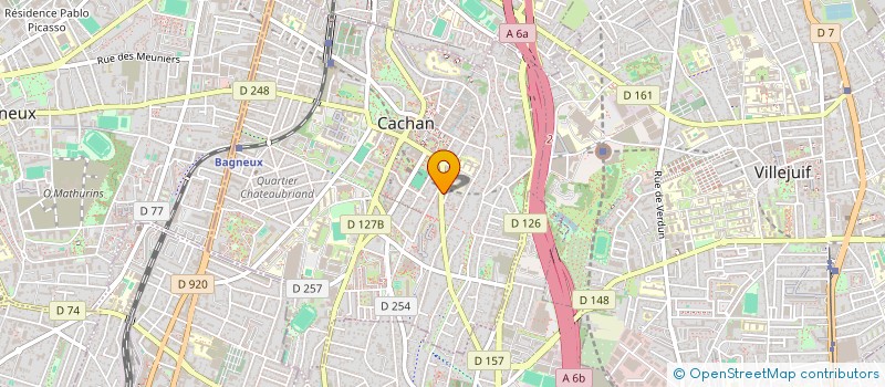 localisation de l'entreprise SRAMINE  CACHAN