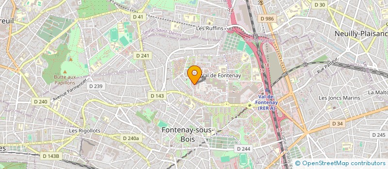 localisation de l'entreprise SRAN DEMENAGEMENT ET LOGISTIQUE à FONTENAY-SOUS-BOIS