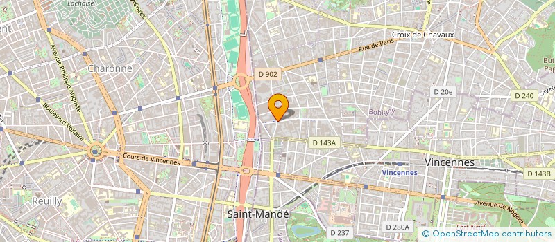 localisation de l'entreprise SRB à MONTREUIL