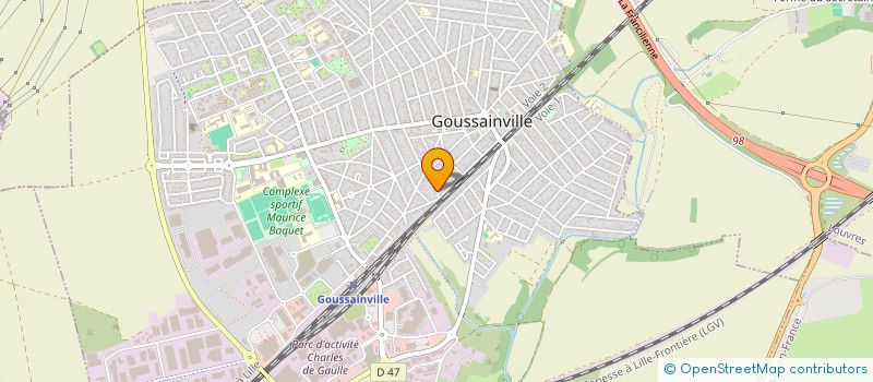 localisation de l'entreprise SRB à GOUSSAINVILLE
