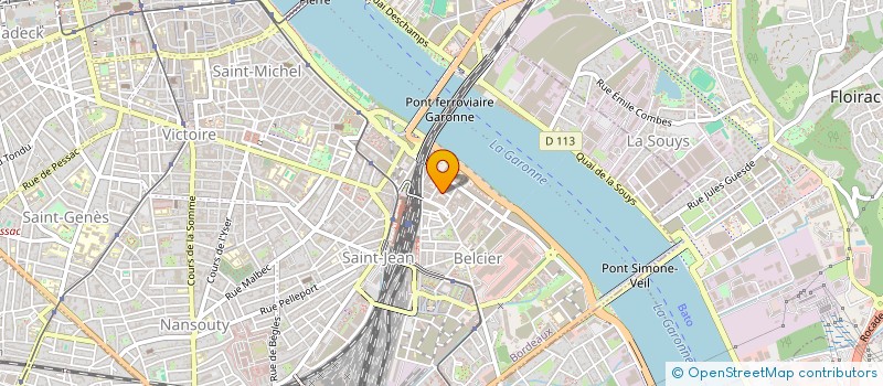 localisation de l'entreprise SRB à BORDEAUX