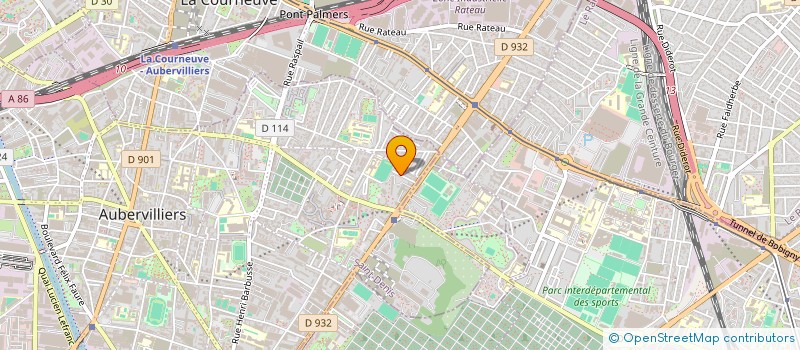 localisation de l'entreprise SRB AUTO  AUBERVILLIERS