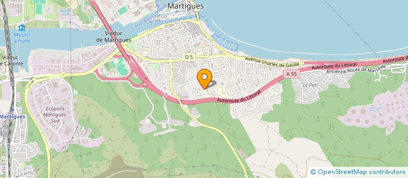 localisation de l'entreprise SRB DE A A Z à MARTIGUES