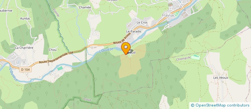 localisation de l'entreprise SRB FINANCE  FLAVIAC