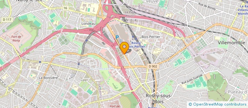 localisation de l'entreprise SRB IDF à ROSNY-SOUS-BOIS