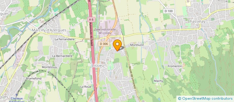 localisation de l'entreprise SRB NEGOCE  LISSIEU