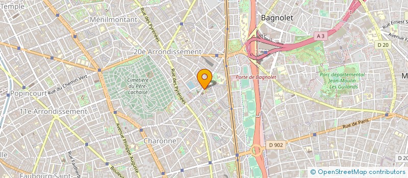 localisation de l'entreprise SRB SARL  PARIS