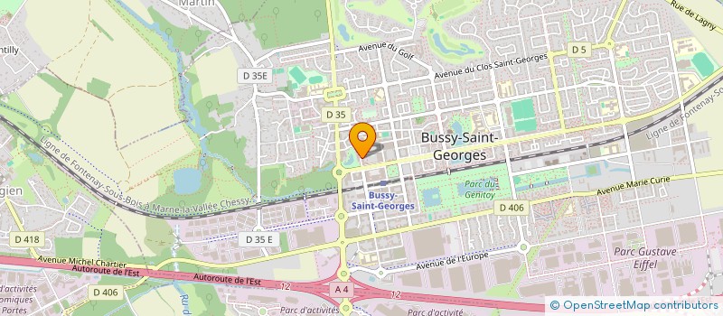 localisation de l'entreprise SRBB IMMO  BUSSY-SAINT-GEORGES