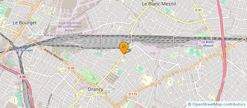 localisation de l'entreprise SRBC à DRANCY