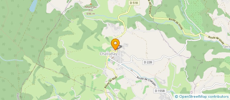 localisation de l'entreprise SRBF  CHASSELAY