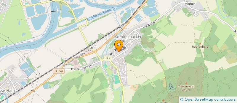 localisation de l'entreprise SRBK à KŒNIGSMACKER