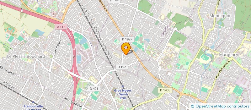 localisation de l'entreprise SRBN  SAINT-PRIX