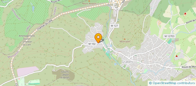 localisation de l'entreprise SRBT  GRABELS